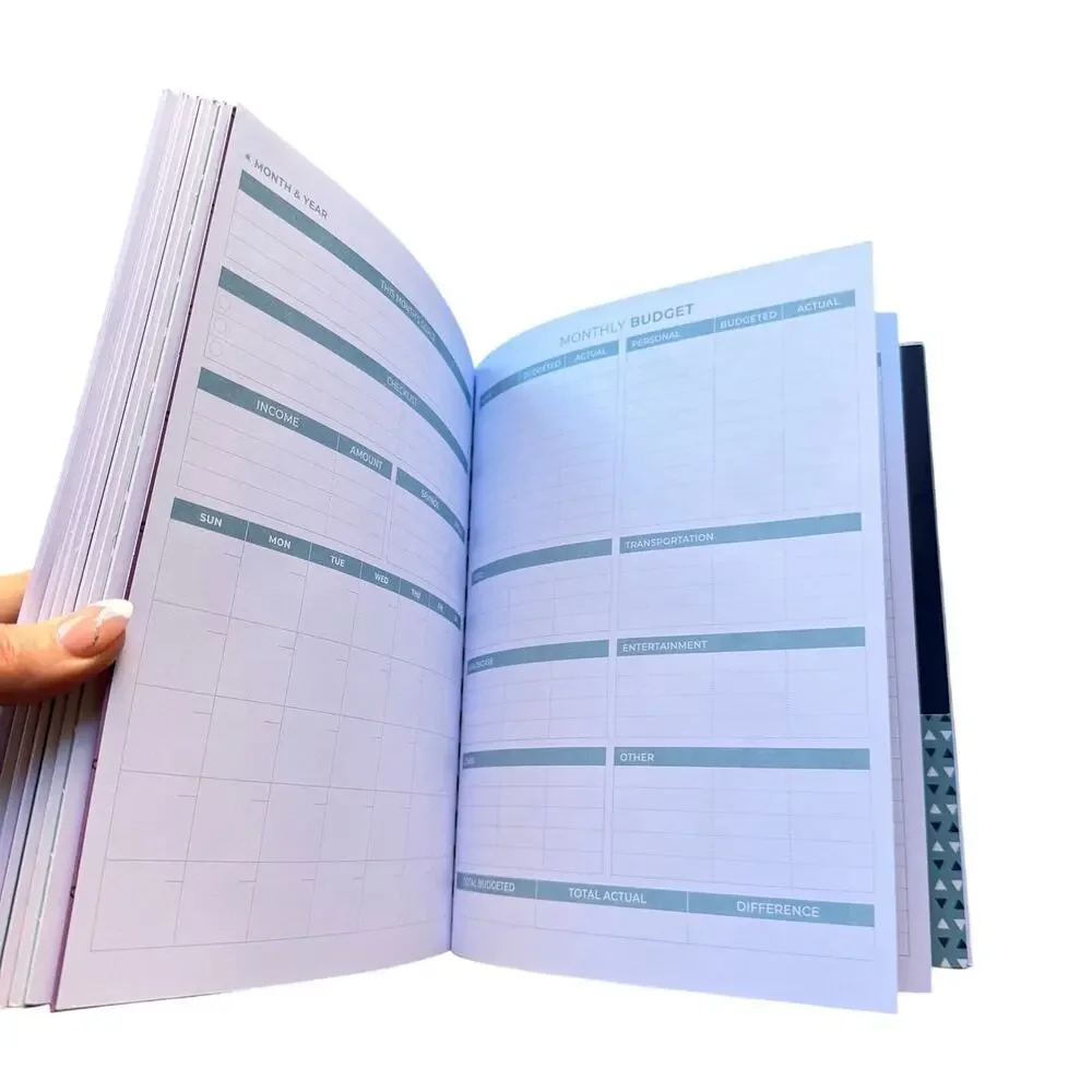 Clever Fox Budget Planner Bill Organizer Rose Gold Undated Finance